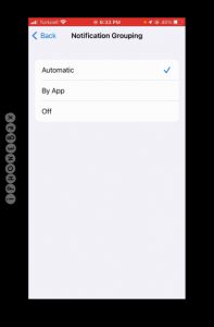 notification in iphone