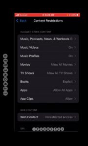 screen time iphone