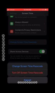 screen time iphone