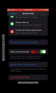 screen time iphone