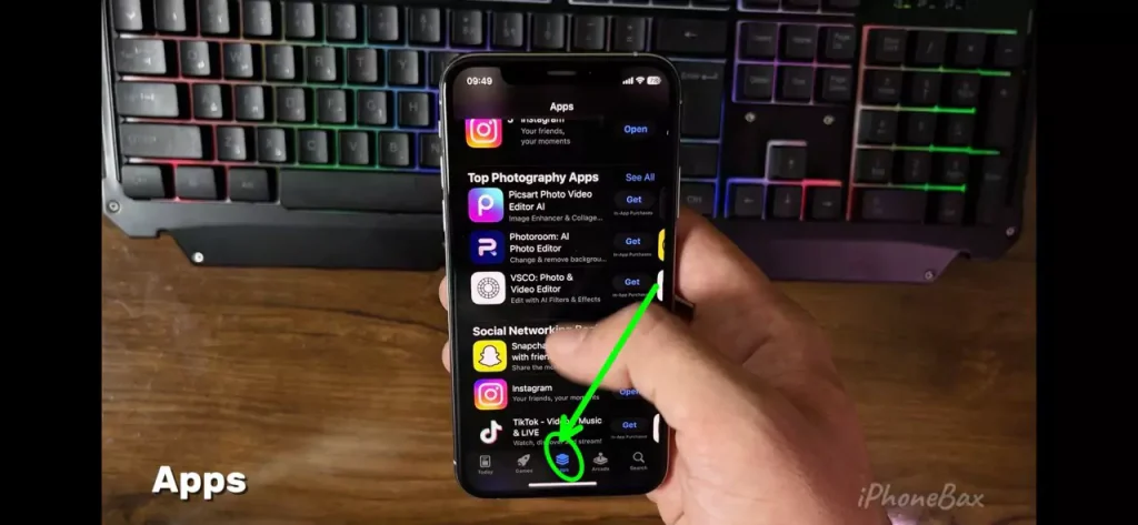 برگه Apps از اپ استور